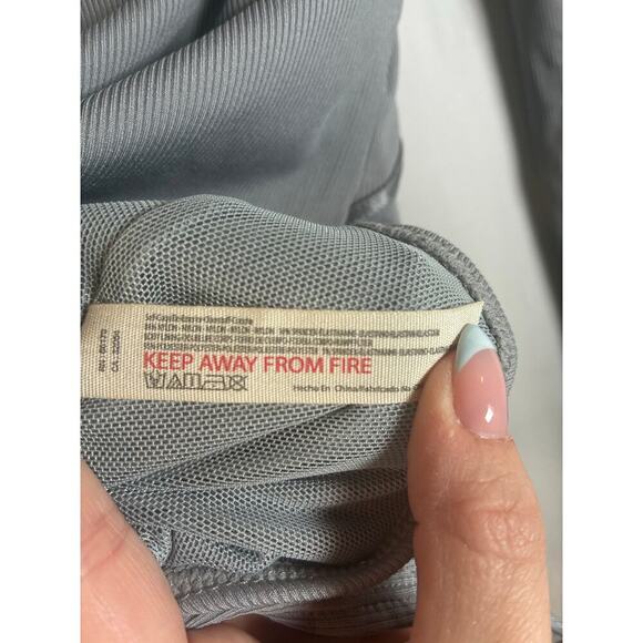 Intimately Free People New Victoria Ribbed Thong Body Suit Long Sleeve Plunge - Picture 6 of 10